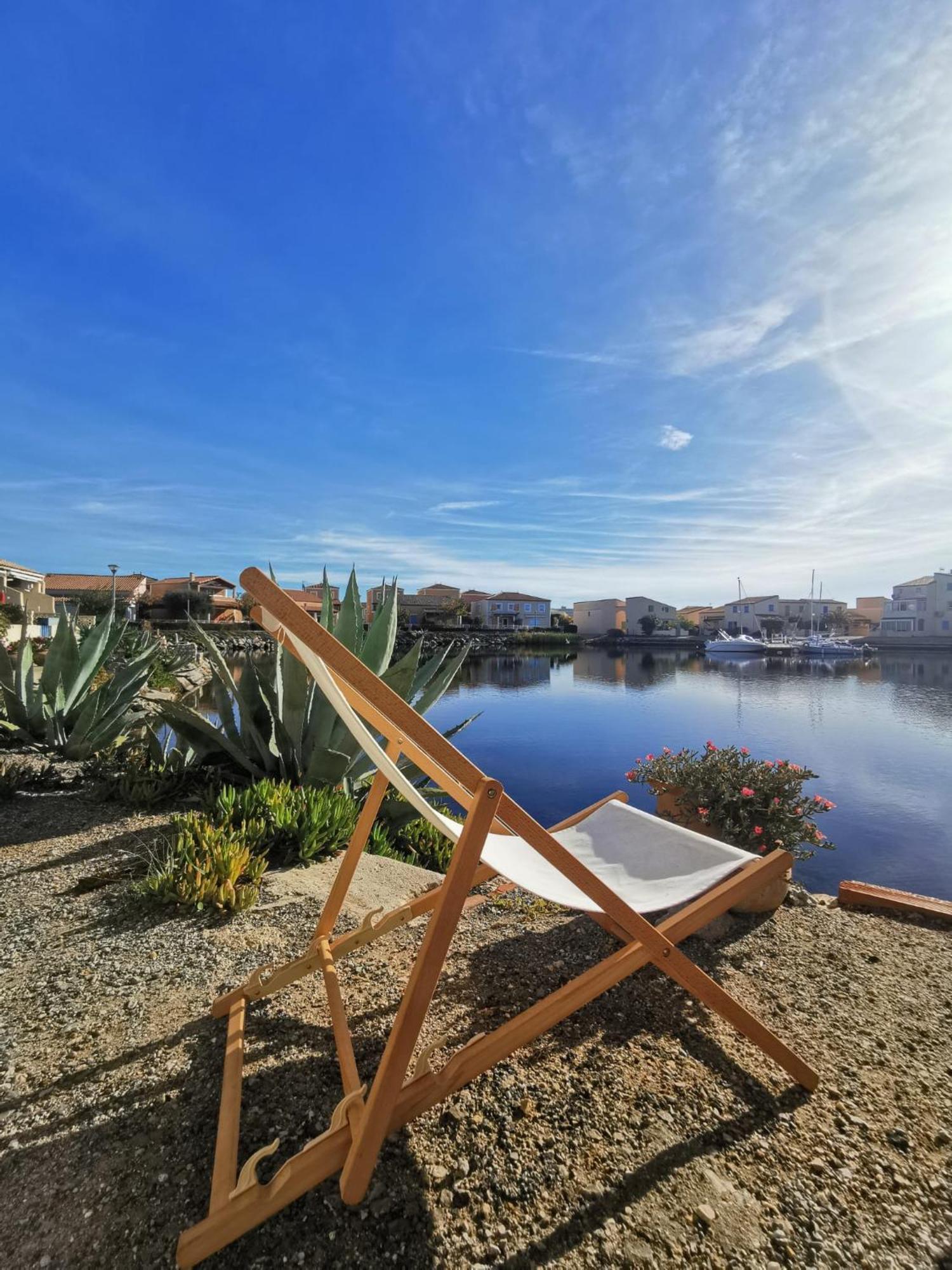 Appartement Coup De Coeur Les Pieds Dans L'Eau Ле-Баркарес Екстер'єр фото